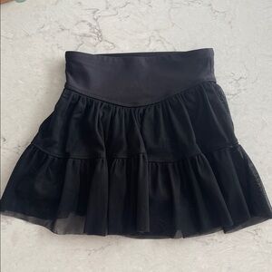 Old Navy Girls Black Tiered Skort NWOT